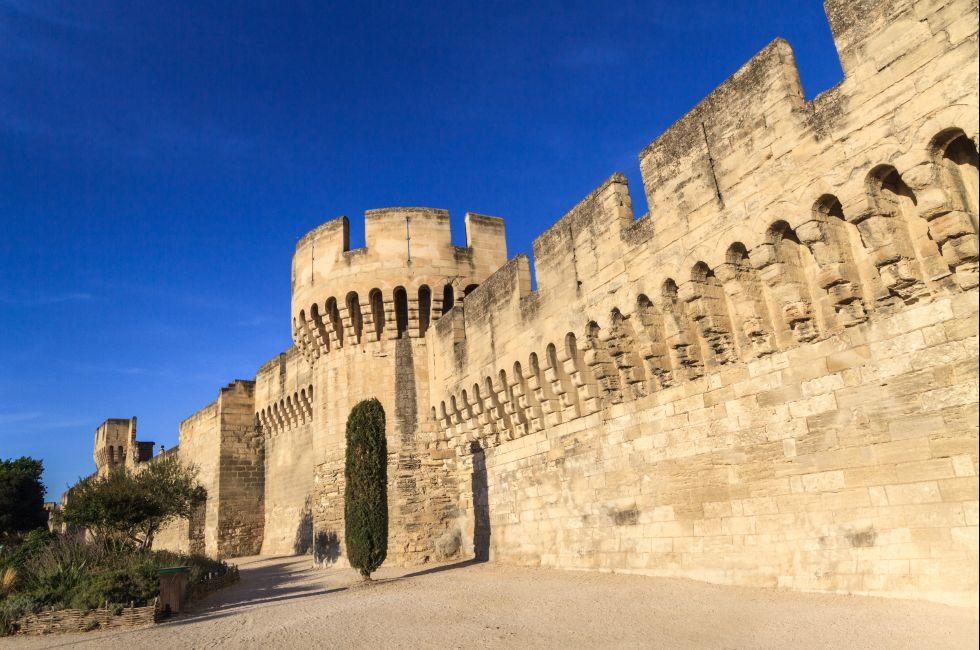 Avignon Medieval City Wall / Fortifications, Provence, France; 