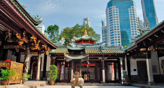 Thian Hock Keng Temple, Chinatown, Chinatown and Tiong Bahru, Singapore, Asia.