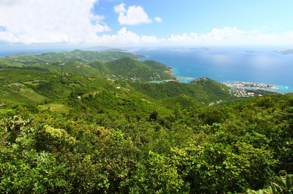 View of Tortola from Sage Mountain National Park - British Virgin Islands