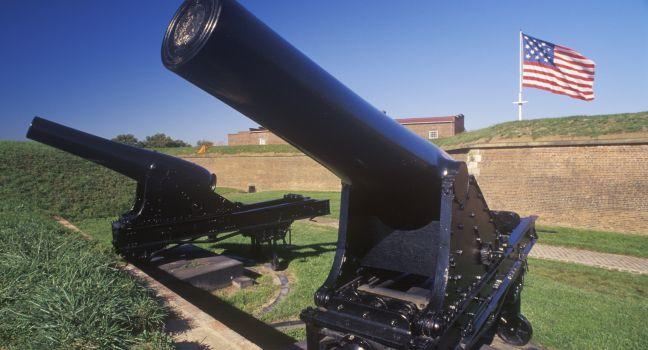 Cannon, Fort McHenry National Monument, Baltimore, Maryland