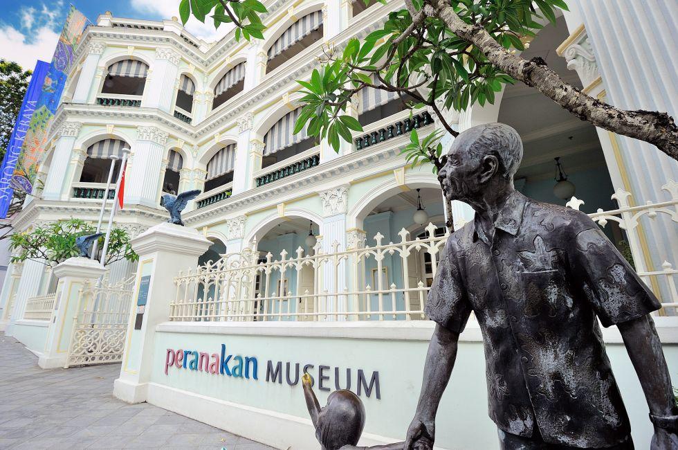 The Peranakan Museum is a museum in Singapore specialising in Peranakan culture. A sister museum to the Asian Civilizations Museum, it is the first of its kind in the world, that explore Peranakan cultures in Singapore and other former Straits Settlements 