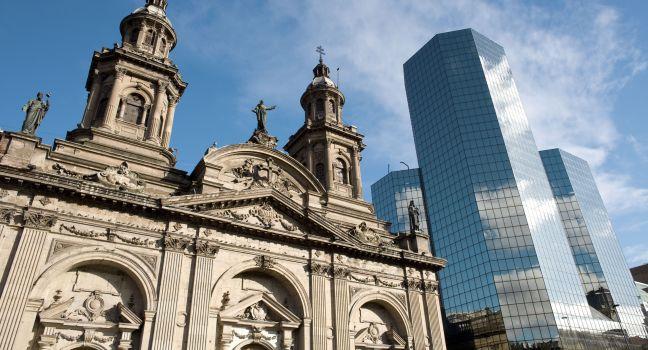 Metropolitan Cathedral, Plaza de Armas (Main Square), Santiago de Chile;