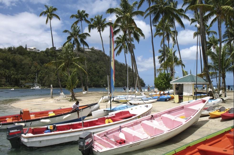 Water Taxi in Marigot St Lucia; 