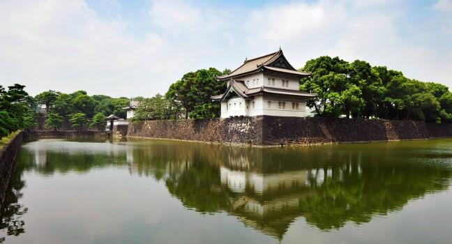 Outer tower of Iperial Palace in Tokyo, Japan.