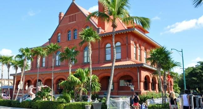 Old Post Office and Customshouse, currently as Key West Museum of Art &amp; History in downtown Key West, Florida, USA.
