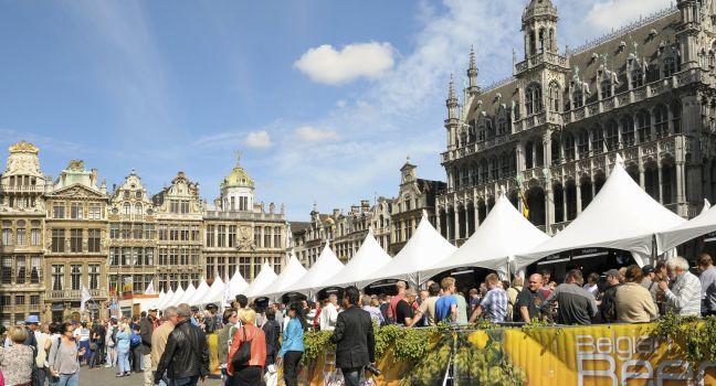 Grand Place, Belgian Beer Weekend, Brussels, Belgium, 