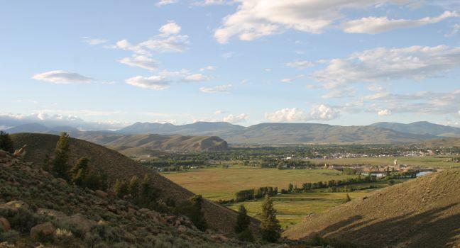 A quaint valley view shot from Hartman Rocks in Gunnison, Colorado.