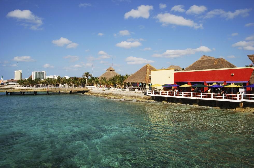 San Miguel resort town on Cozumel island - the most popular tourist destination in Caribbean (Mexico).