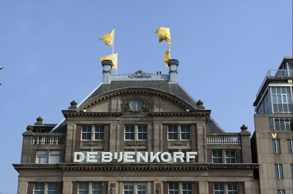 Amsterdam,The Netherlands-march 16,2015: The Beehive is a Dutch department store chain, De Bijenkorf sells clothing for men