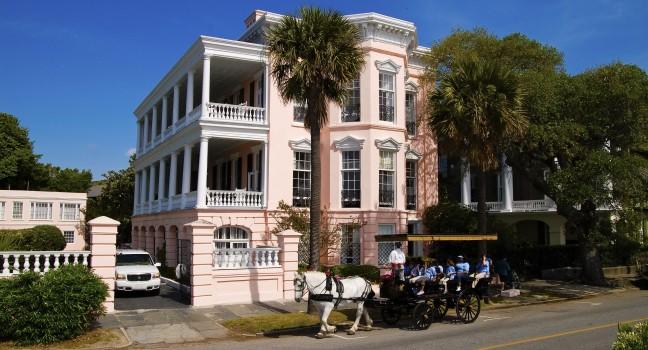 Pink House in Charleston, South Carolina
