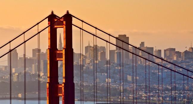 Tower, Golden Gate Bridge, San Francisco, California, USA