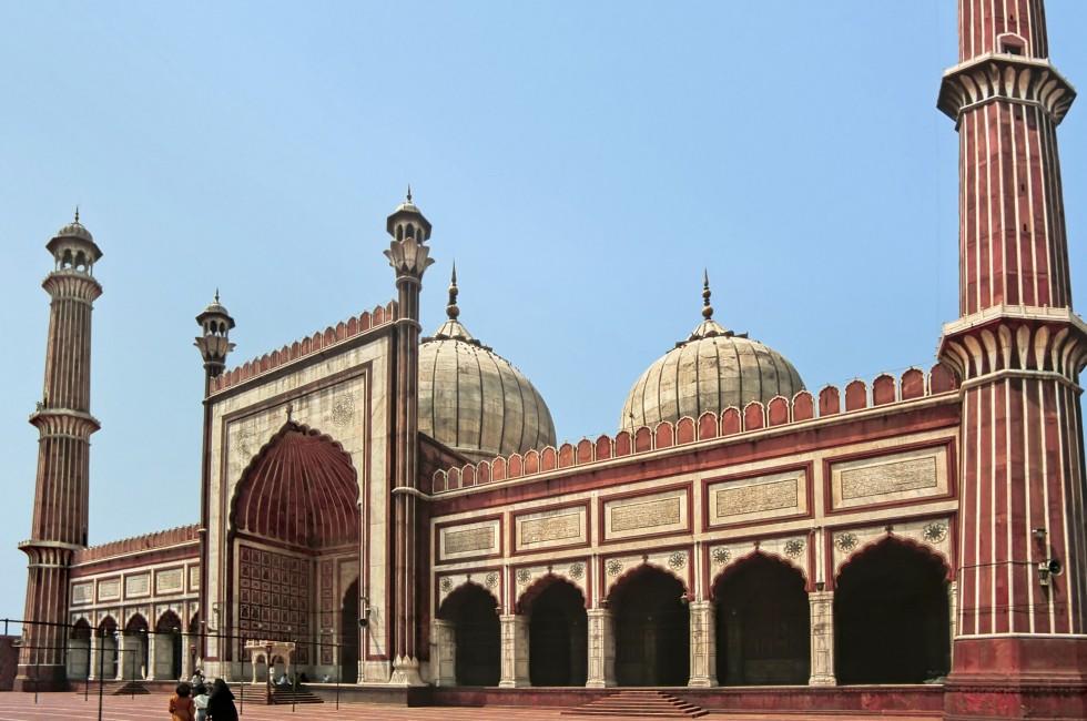 Delhi mosque.