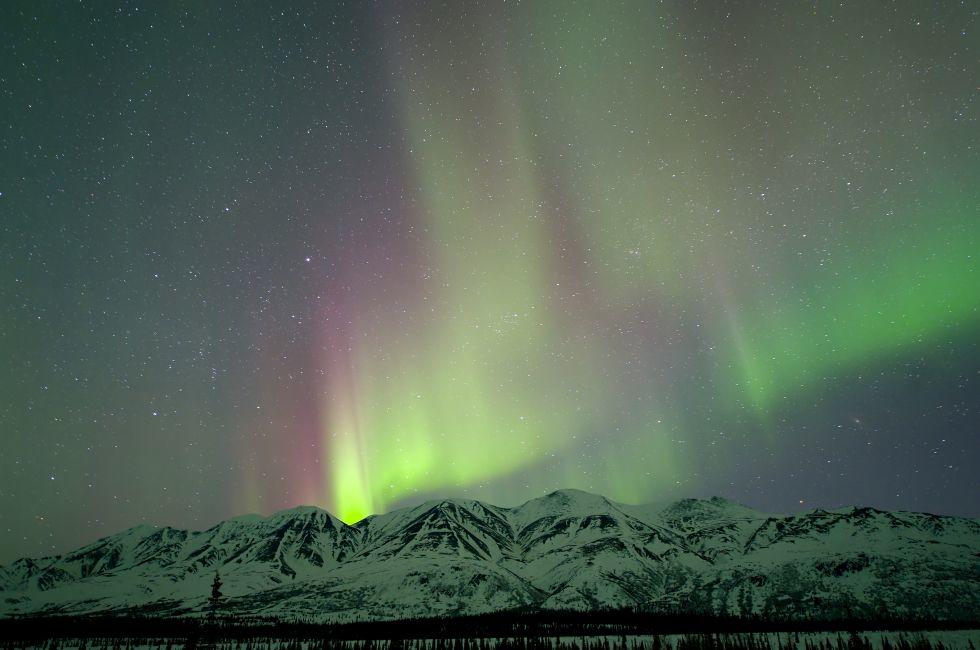 Aurora near Cantwell Alaska; Shutterstock ID 75727666; Project/Title: Fodors.com; Destination: Alaska; Downloader: Fodor's Travel