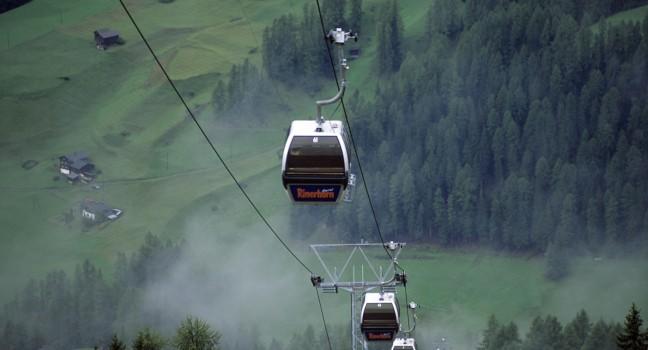Rinerhorn ski resort during the summer