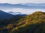 Fall colors in the Smoky Mountains National Park.