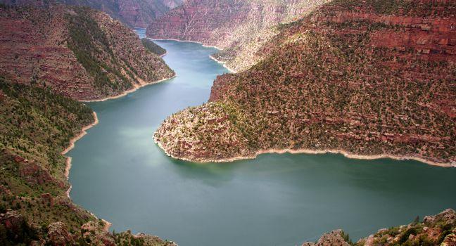 Flaming Gorge Reservoir - a National Recreation Area on the Green River