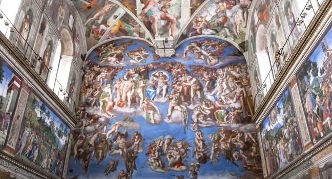 Ceiling, Cappella Sistina, Rome, Italy