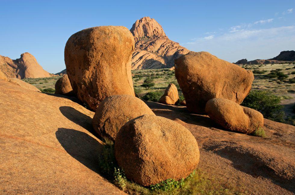 Massive granite rocks, Spitzkoppe, Namibia, southern Africa