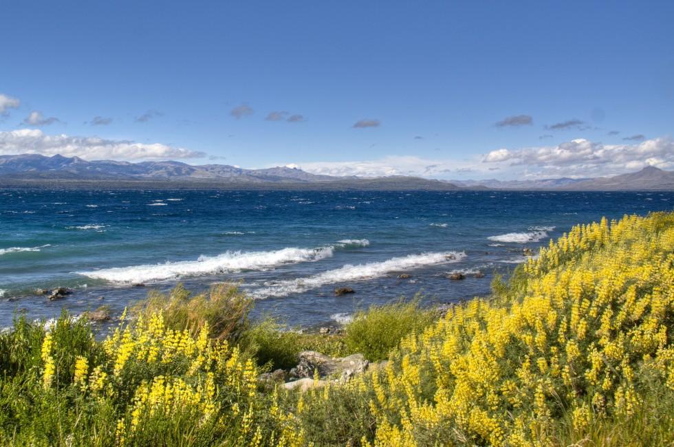 View over the Nahuel Huapi lake in Bariloche, Argentina
