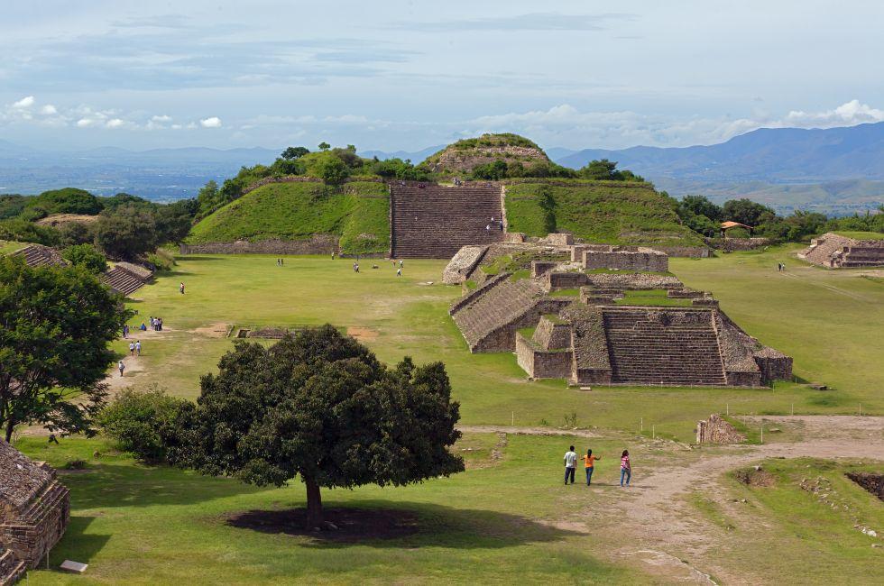 The ruins of Monte Alban - Oaxaca, Mexico