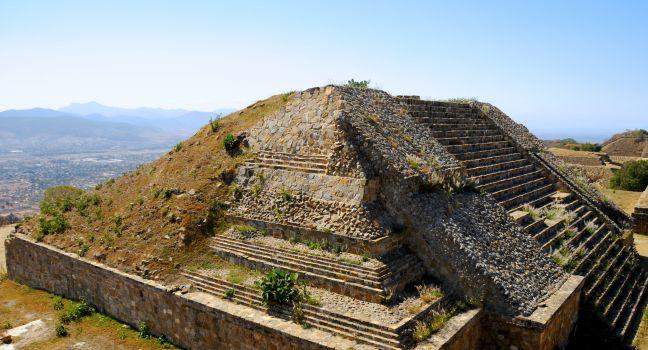 Pyramid Ruins, Monte Alban, Oaxaca, Mexico