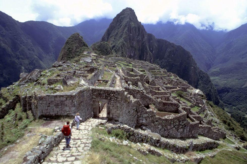 End of Inca Trail Machu Picchu