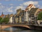 Central part of Strasbourg city, France; 