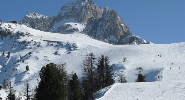 Ski slopes Faloria, Cortina, Italy
