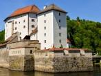 historical stronghold of old historical german city of passau 