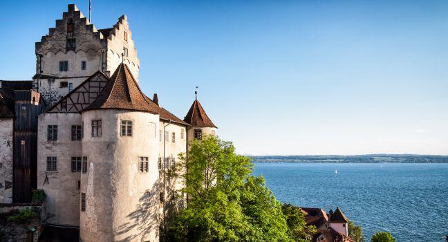 Altes Schloss, Meersburg, The Bodensee, Germany, Europe.
