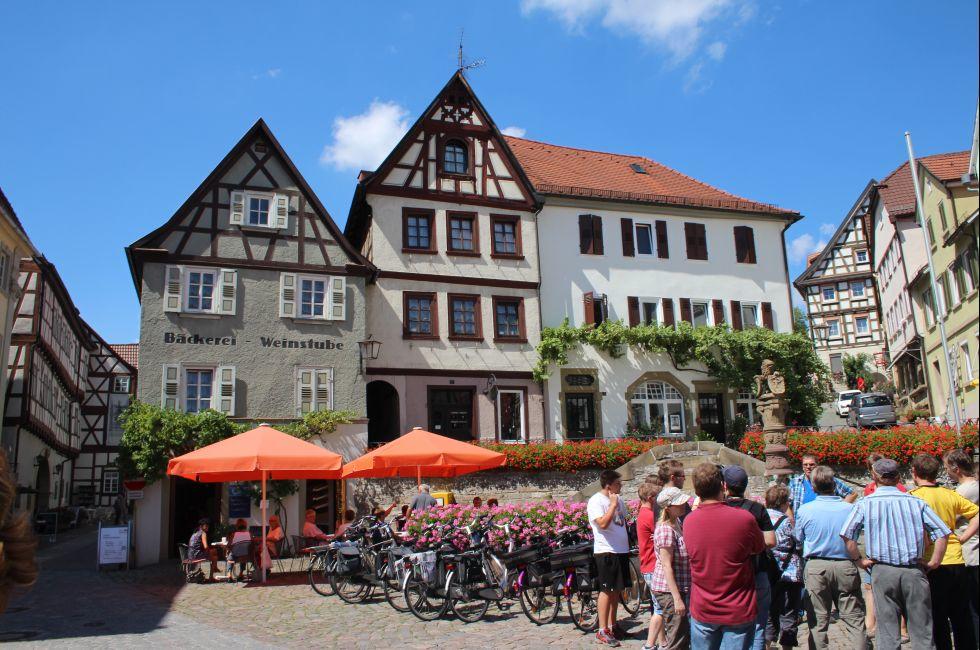 Bad Wimpfen is an historic spa town in the district of Heilbronn in the Baden-W&#xfc;rttemberg region of southern Germany. It lies north of the city of Heilbronn, on the river Neckar.