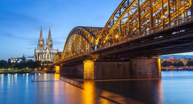 Cologne, Germany; Cologne city skyline Germany; 