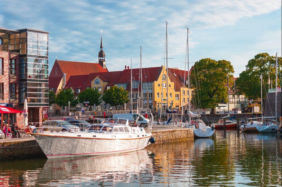 The harbor of Stralsund, Germany. Photo taken on: May, 2014
