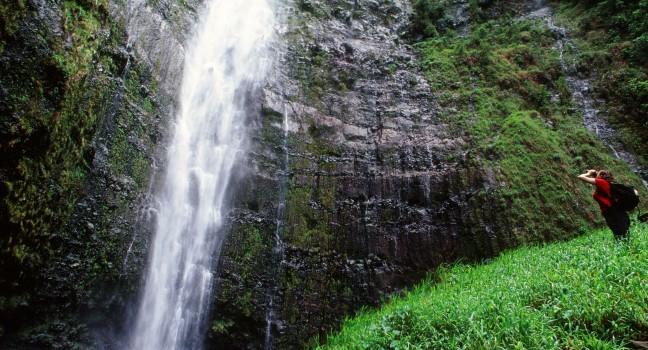 Oheo Gulch Waterfall, Haleakala National Park, Maui, Hawaii, USA