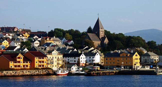 Kristiansund, small town in Norway; 