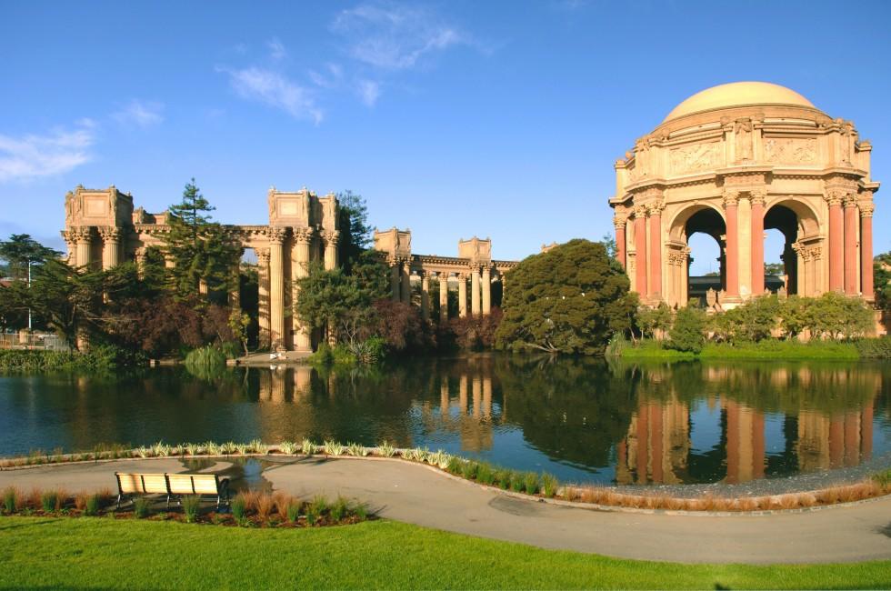 The California Exploratorium: Palace of Fine Arts in San Francisco.
