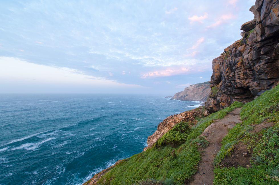Coastal path in Mossel Bay in South Africa