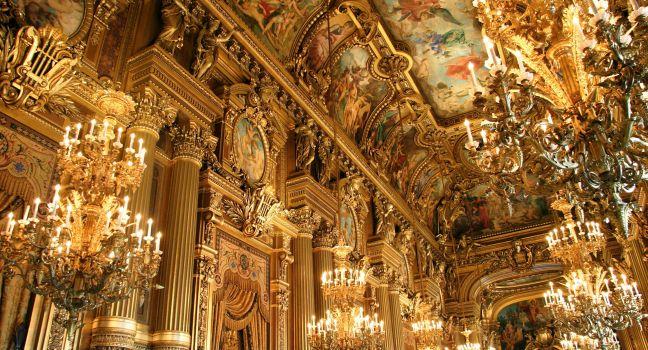 The Grand Foyer, Opera Garnier, Paris, France