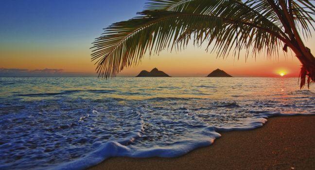 Lanikai Beach, Kailua, Winward Oahu, Honolulu and Oahu, Hawaii, USA