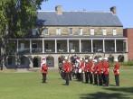 FREDERICTON, NB, CANADA - CIRCA AUGUST 2012 - The Changing of the Guard Ceremony at Officer's Square  where period guards re-enact a drill ceremony circa August 2012;