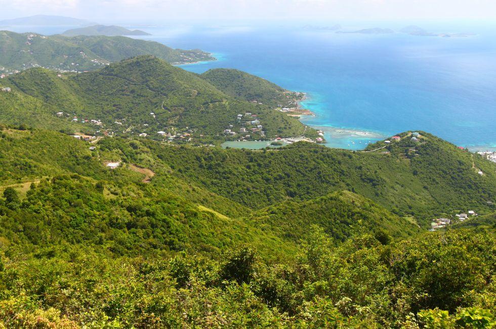 Tortola from Sage Mountain National Park - British Virgin Islands