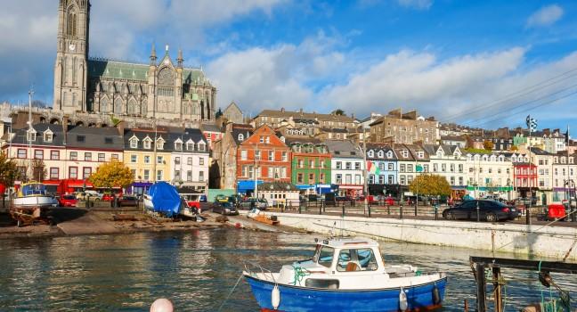 The harbour at Cobh. Co Cork, Ireland, Europe; 
