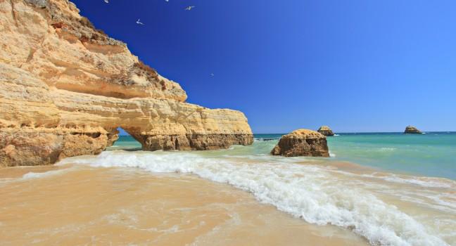 Praia da Rocha beach in Portimao, Algarve, Portugal; Shutterstock ID 35414881; Project/Title: Fodors; Downloader: Melanie Marin