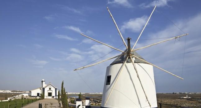 Old windmill in Castro Marim, Algarve, Porugal; Shutterstock ID 81618268; Project/Title: Photo Database top 200