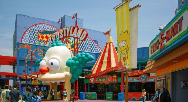 The Simpsons Ride, Universal Studios, Hollywood, California