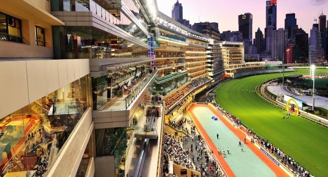 Happy Valley Racecourse in Hong Kong, Hong Kong, China