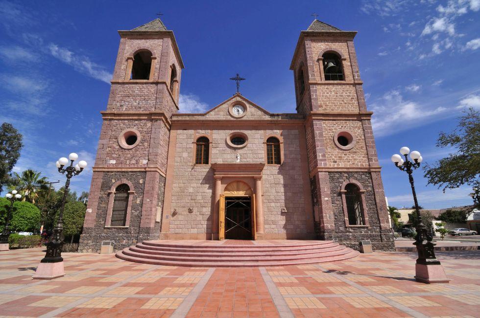 Cathedral de Nuestra Senora de La Paz.  La Paz Cathedral, La Paz, Mexico