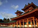 Famous Heian Shrine in Kyoto.;
