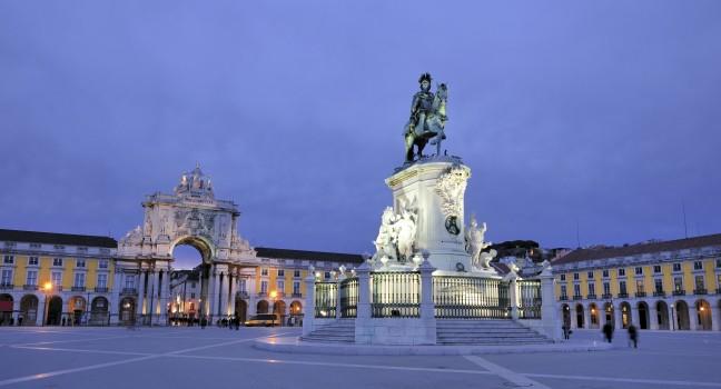 The Praca do Comercio or Commerce Square is located in the city of Lisbon, Portugal. Situated near the Tagus river, the square is still commonly known as Terreiro do Paco or Palace Square 